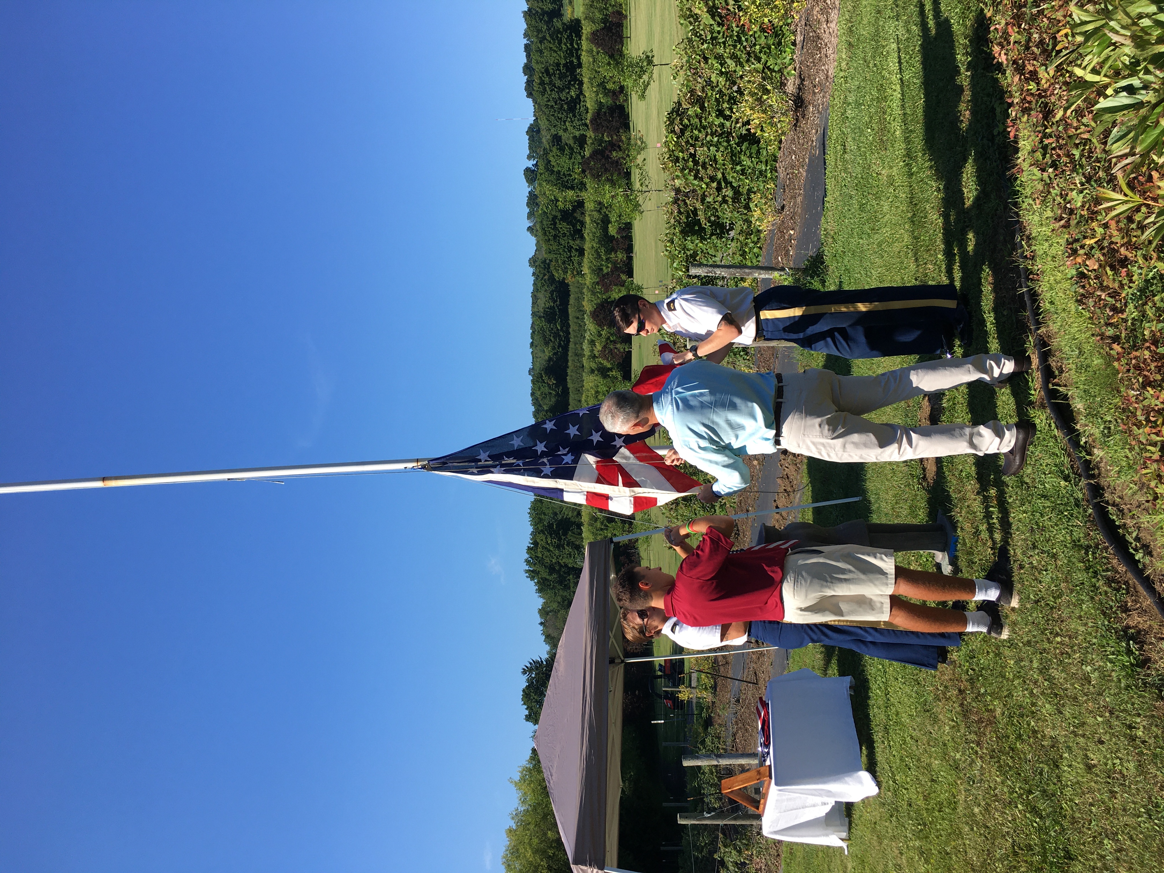The American Flag at the House